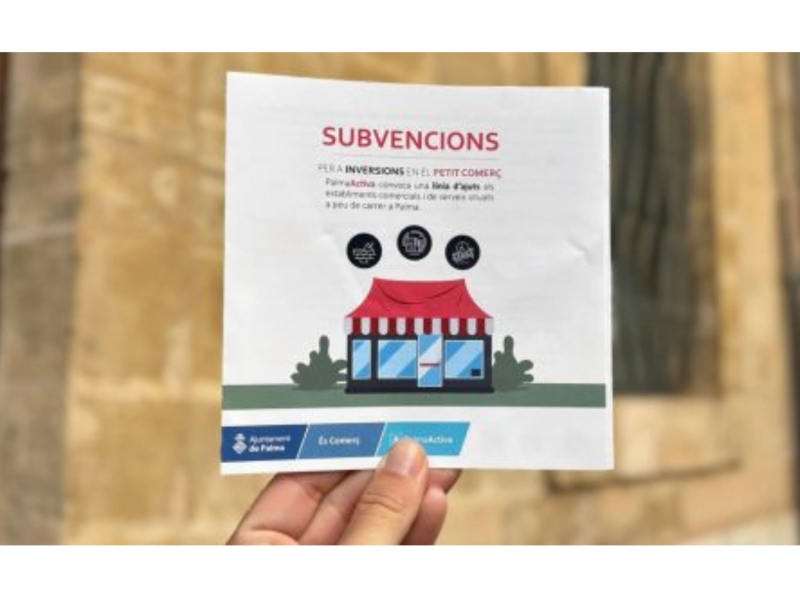 Últimos días para solicitar las subvenciones de comercio de PalmaActiva